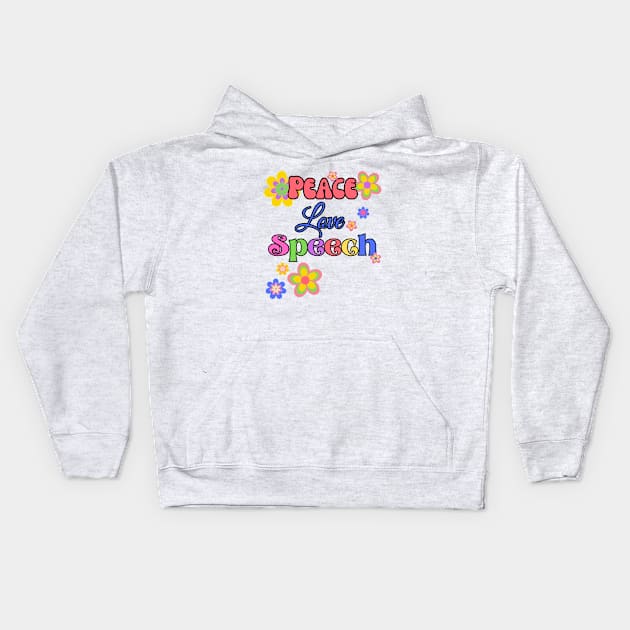 Speech Therapist, Speech Language Pathologist, SLPA, SLP Kids Hoodie by Daisy Blue Designs